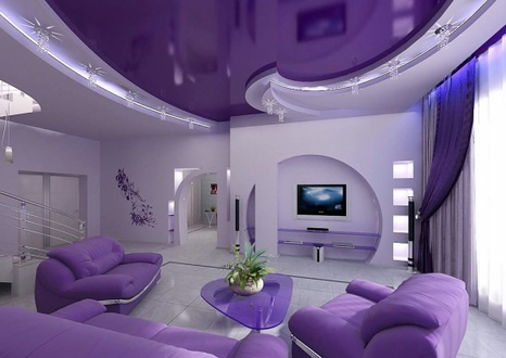 Многоуровневые натяжные потолки