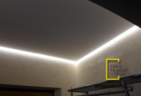 Натяжные потолки с подсветкой